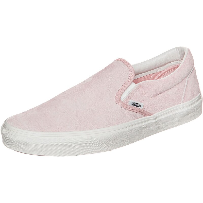 Große Größen: VANS Classic Slip-On Sneaker Damen, rosa / weiß, Gr.8.0 US - 40.5 EU-8.5 US - 41.0 EU