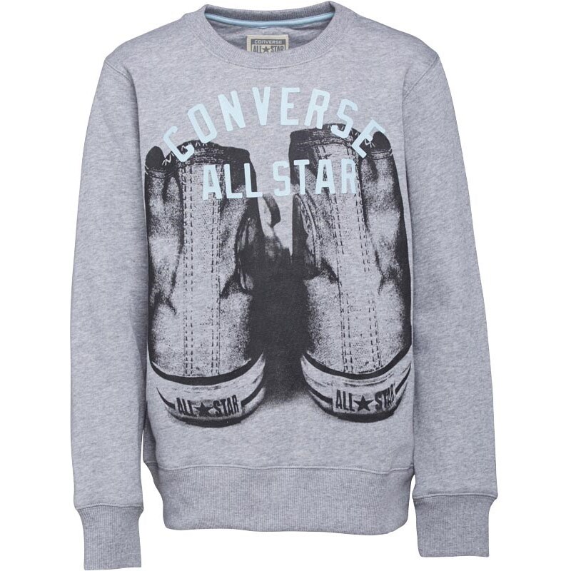 Converse Junior Knock Out Sweatshirt Vintage Grey Heather