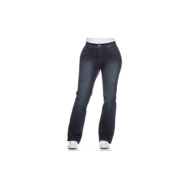 Damen Denim Bootcut-Stretch-Jeans „Maila“ SHEEGO DENIM blau 40,42,44,46,48,50,52