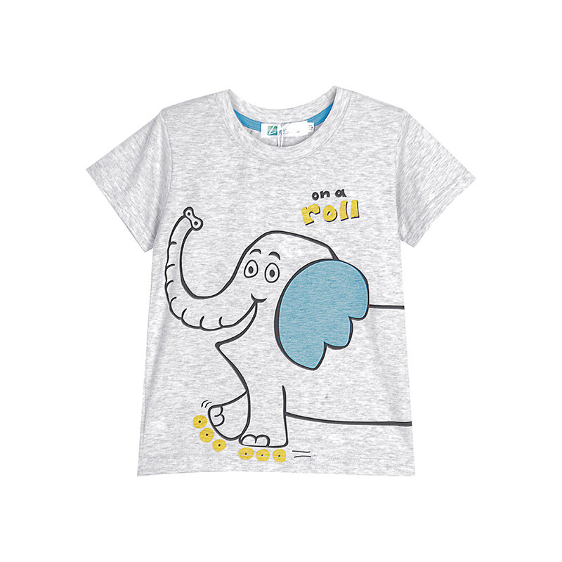 Lesara Kinder-T-Shirt mit Elefanten-Print - 116