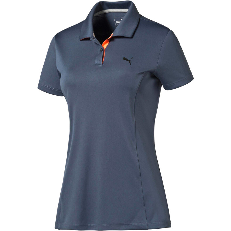 Puma: Damen Golfshirt / Polo-Shirt Pounce Polo, grau, verfügbar in Größe S