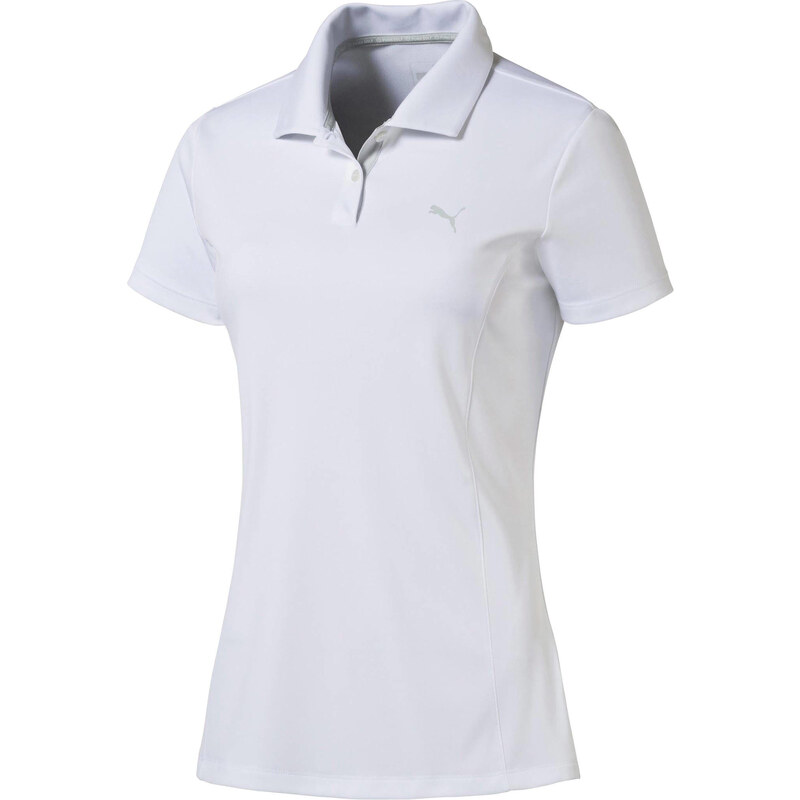 Puma: Damen Golfshirt / Polo-Shirt Pounce Polo, weiss, verfügbar in Größe XXL