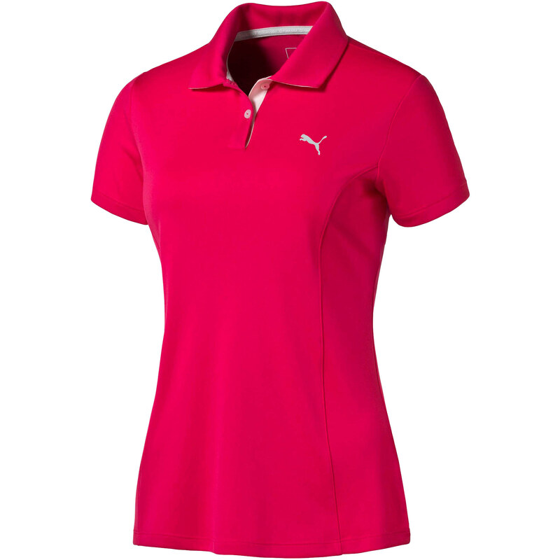 Puma: Damen Golfshirt / Polo-Shirt Pounce Polo, pink, verfügbar in Größe XL