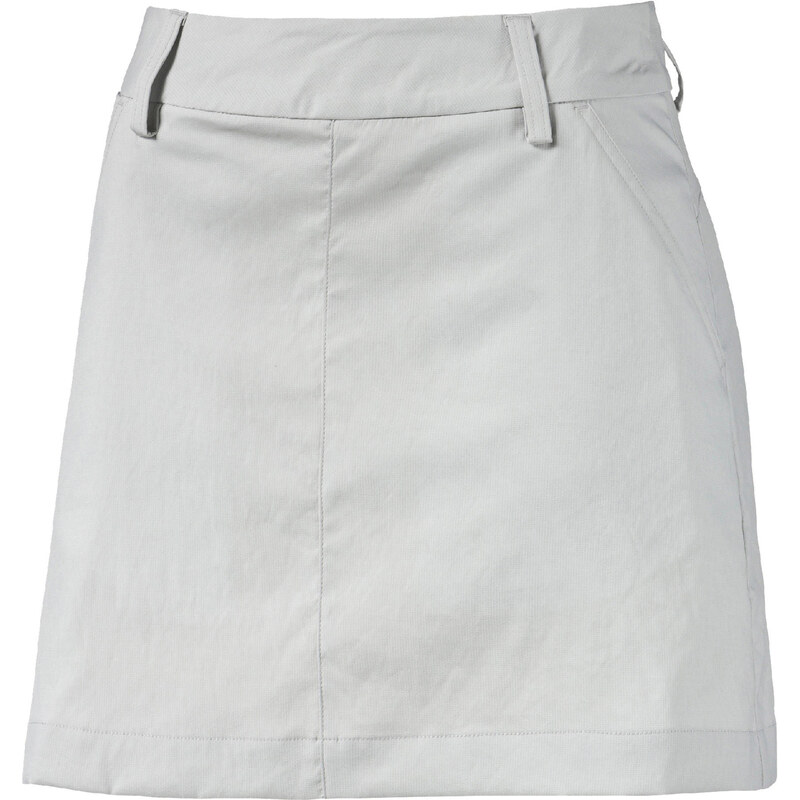 Puma: Damen Golfrock mit Innenhose / Skort Pounce Skirt, grau, verfügbar in Größe 38