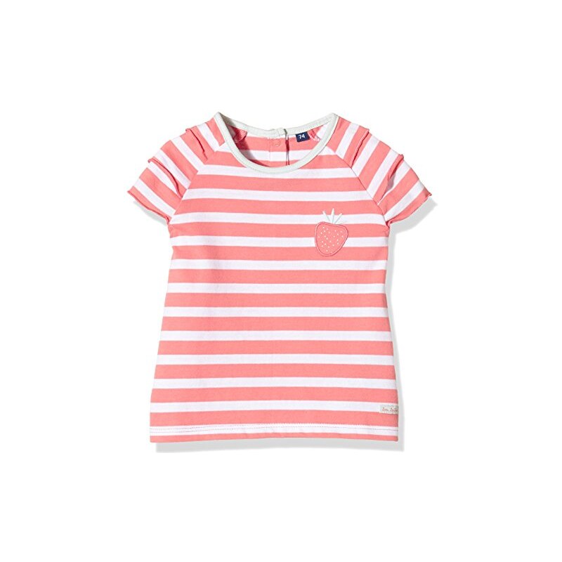 TOM TAILOR Kids Baby-Mädchen Striped Application T-Shirt