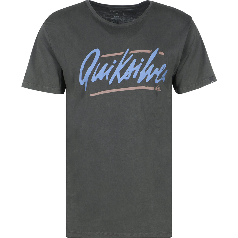 Quiksilver Loose Script T-Shirts T-Shirt tarmac