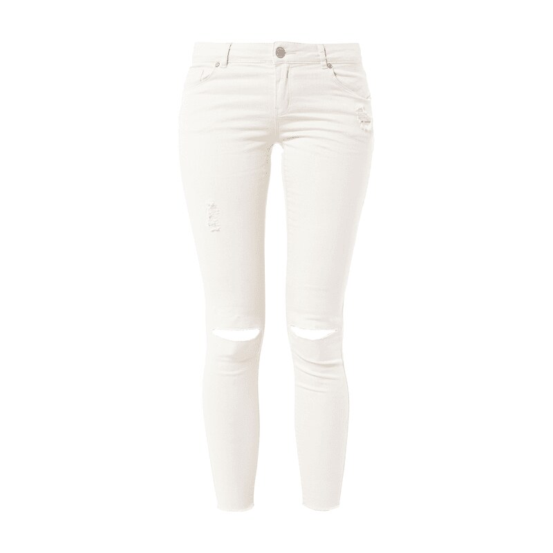 REVIEW Cropped Coloured Denim Jeans im Destroyed-Look