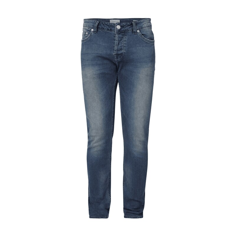 Only & Sons Used Look Slim Fit Jeans mit Stretch-Anteil