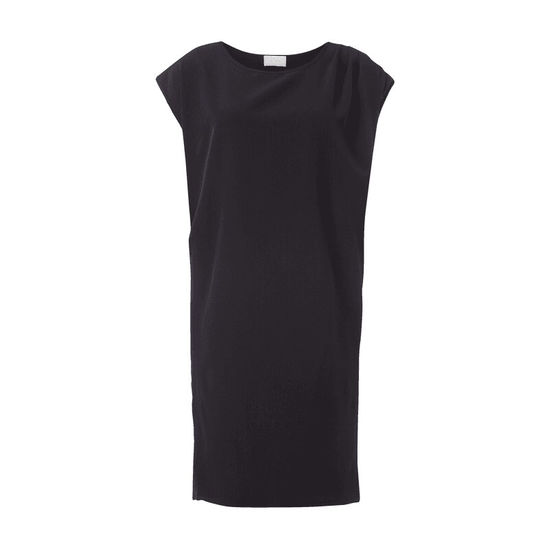 Neo Noir Oversized Kleid mit Fransenbesatz