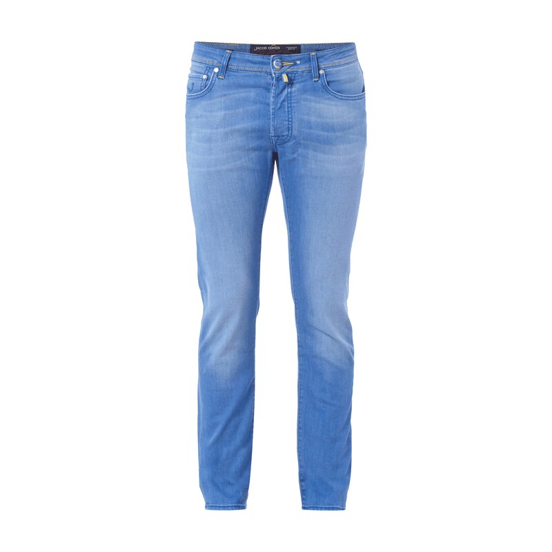Jacob Cohen Stone Washed Regular Fit Jeans