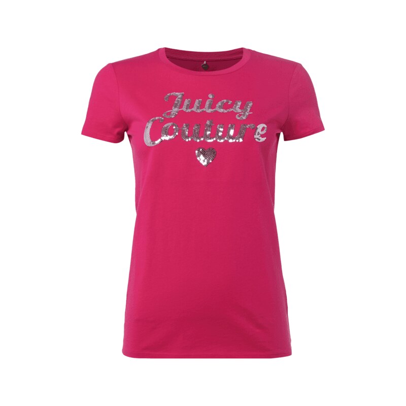 Juicy Couture T-Shirt mit Logo aus Pailletten