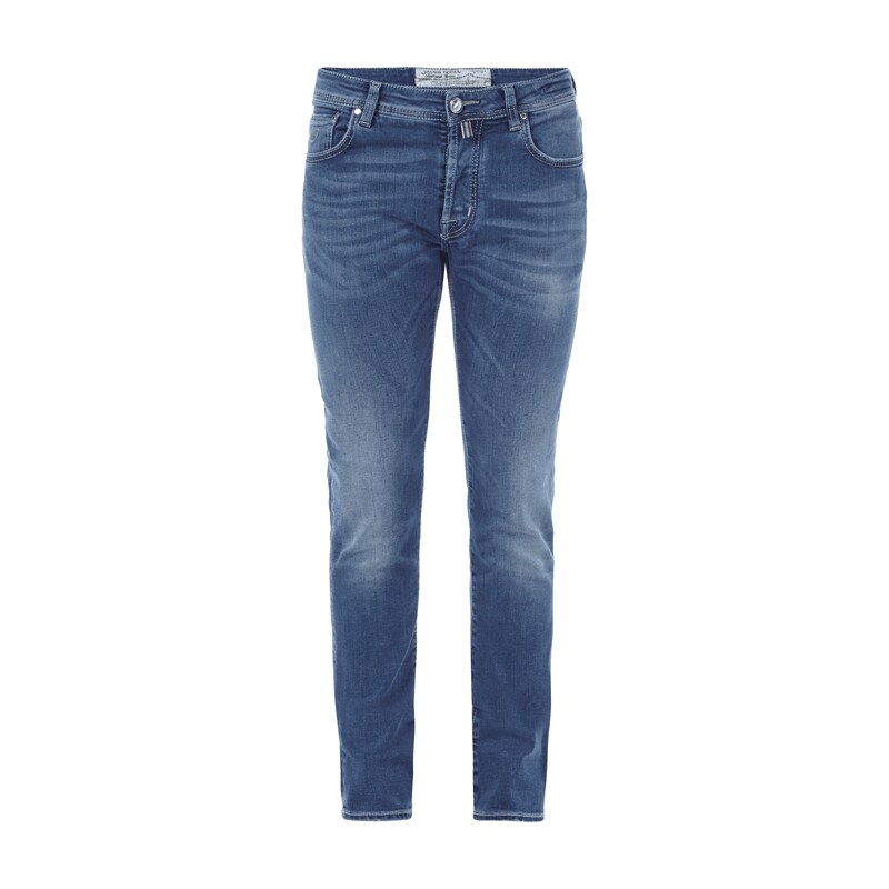 Jacob Cohen Jeans im Used Look inklusive Halstuch