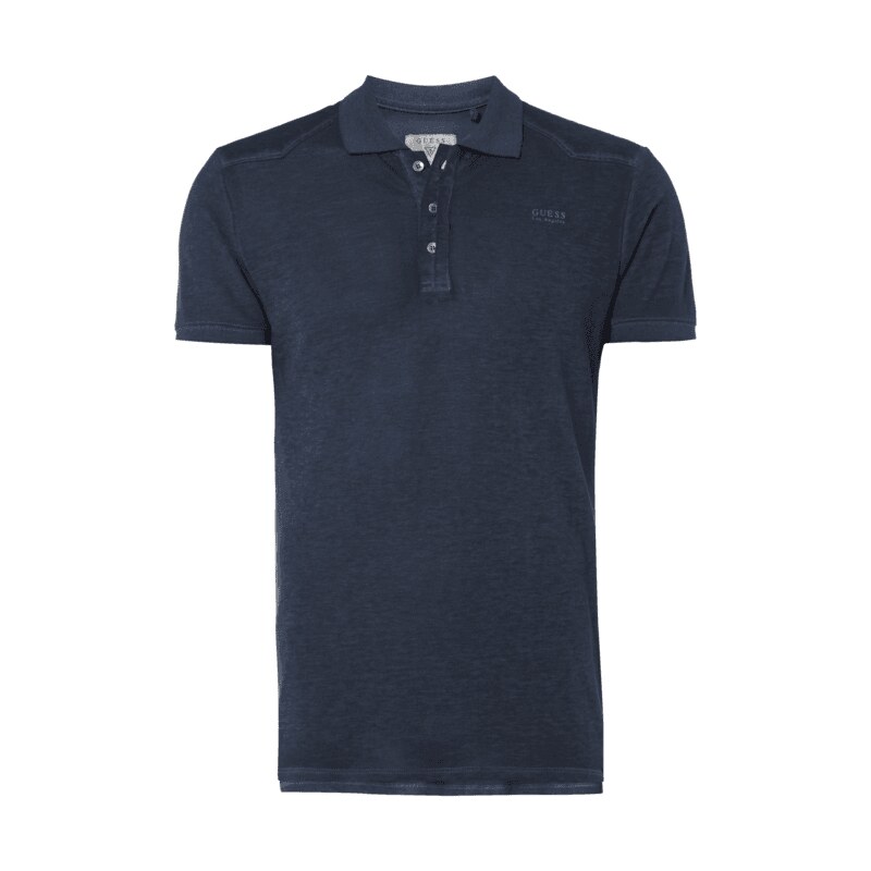 Guess Poloshirt im Washed Out-Look