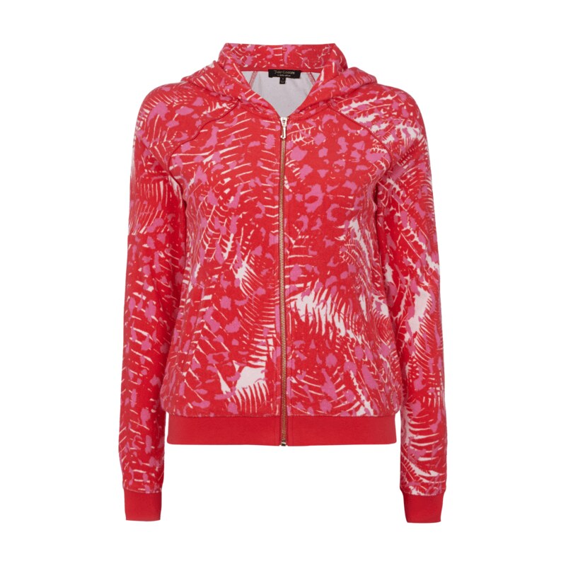 Juicy Couture Sweatjacke aus Frottee mit All-Over-Muster