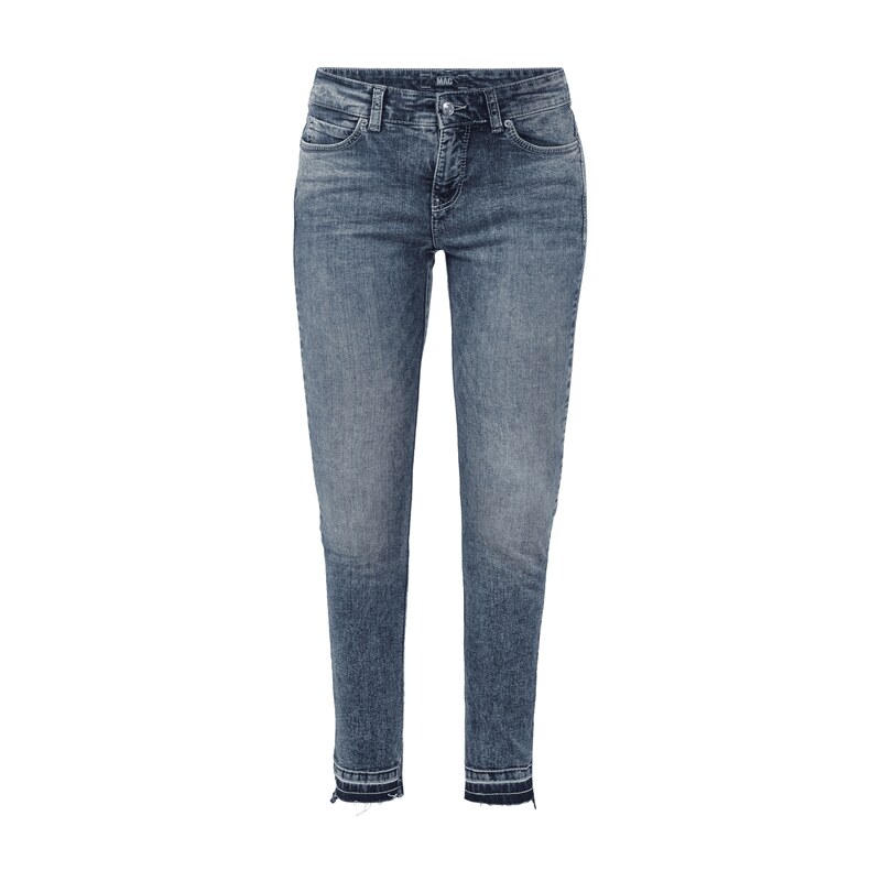 MAC Skinny Fit Jeans im Bleached-Look