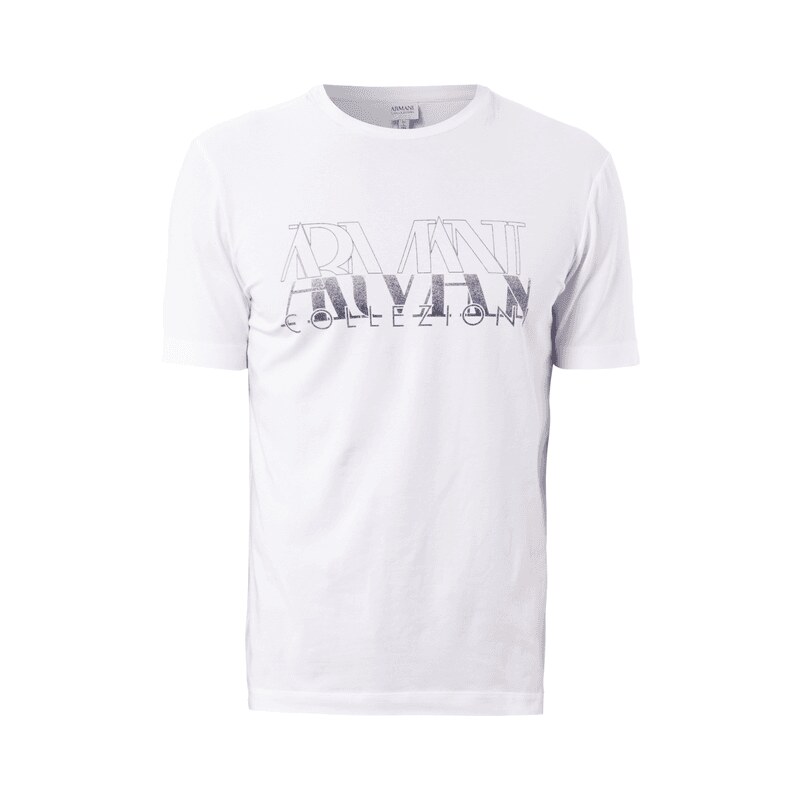 Armani Collezioni T-Shirt mit Logo-Print