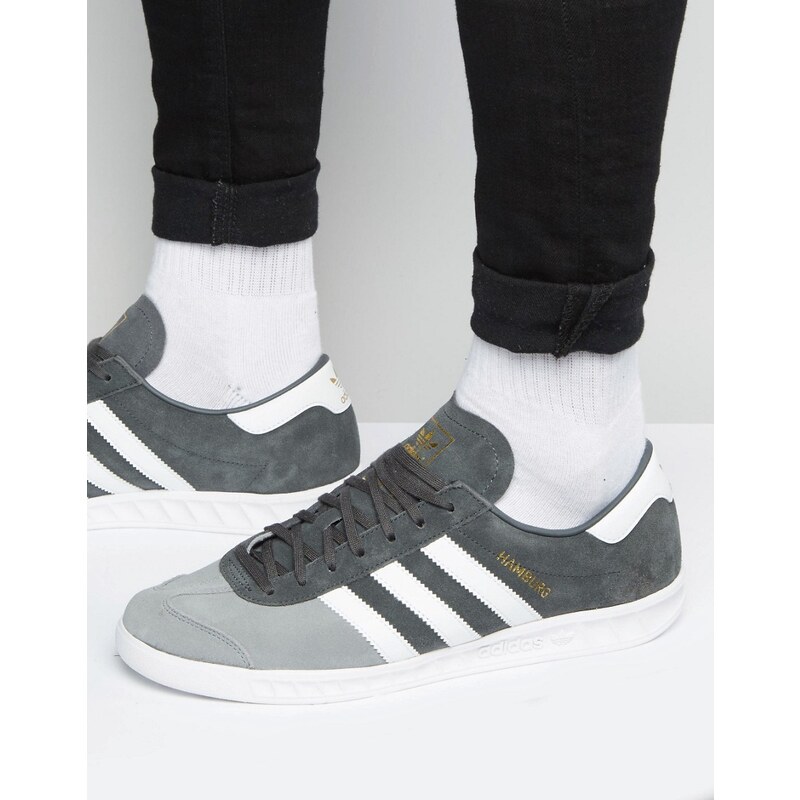 adidas Originals - Hamburg S79987 - Graue Sneaker - Grau