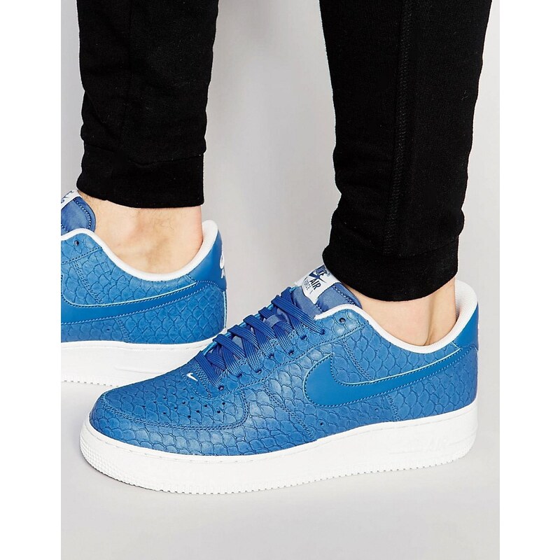 Nike - Air Force 1 '07 Lv8 - Blaue Sneaker, 718152-405 - Blau