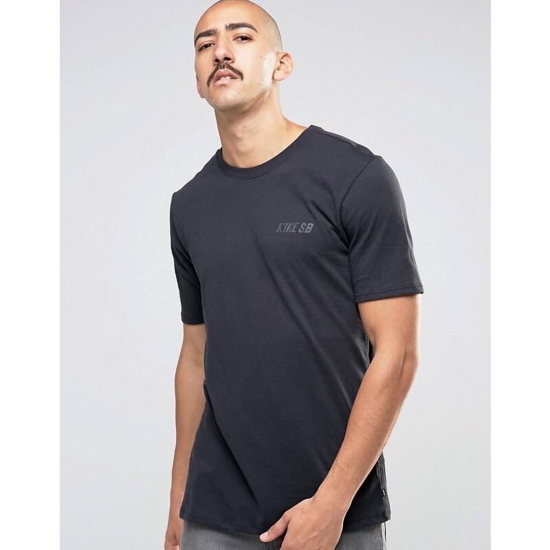 Nike SB - Stack - Schwarzes T-Shirt, 806056-010 - Schwarz