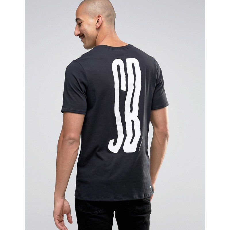 Nike SB - Wave - Schwarzes T-Shirt, 806062-010 - Schwarz