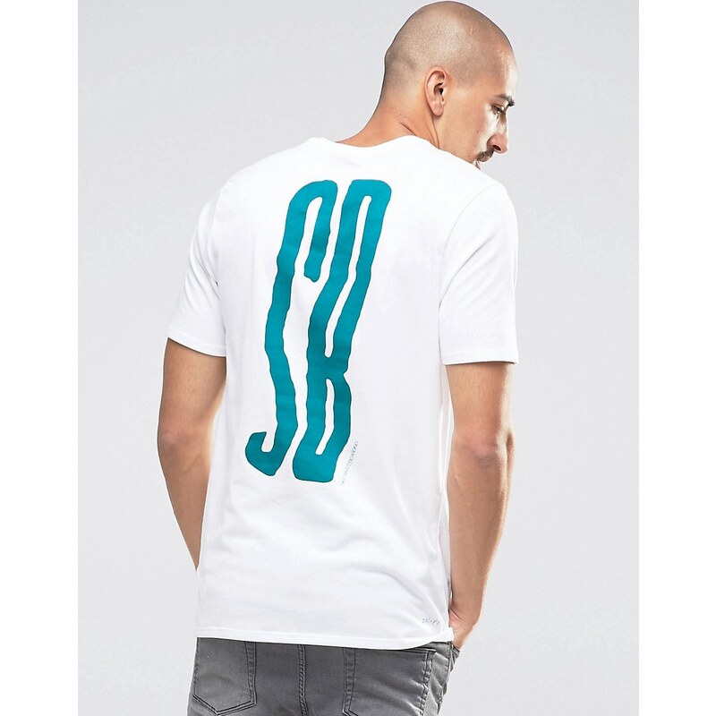 Nike SB - Wave - Weißes T-Shirt, 806062-100 - Weiß