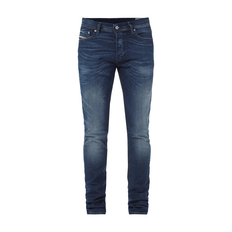 Diesel Double Stone Washed Slim-Carrot Fit Jeans