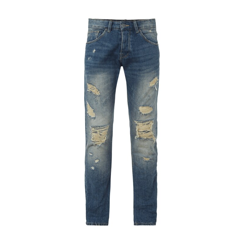 REVIEW Slim Dirty Destroyed 5-Pocket-Jeans