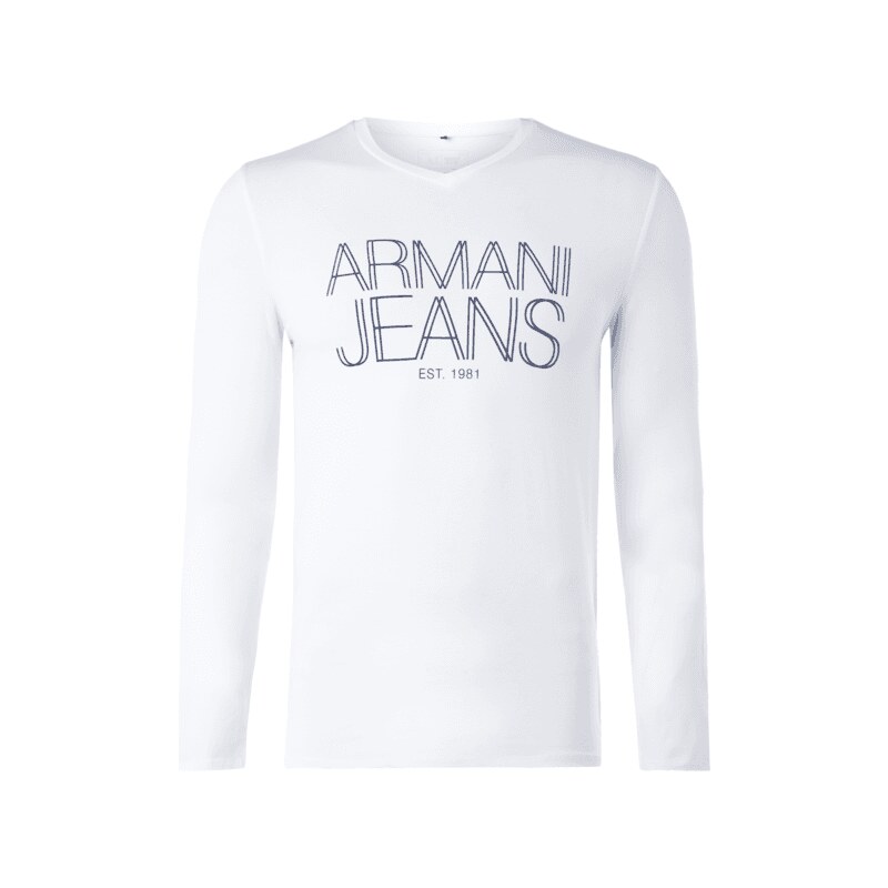 Armani Jeans Longsleeve mit Logo-Print