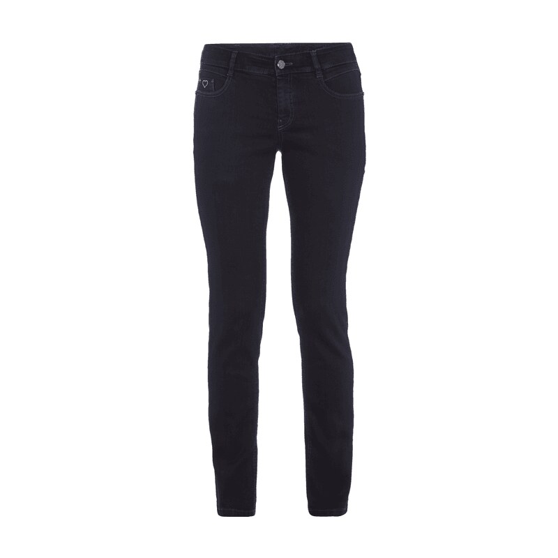 Gardeur Slim Fit 5-Pocket-Jeans mit Ziersteinbesatz