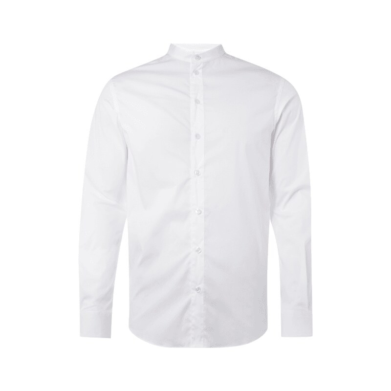 Armani Collezioni Regular Fit Hemd mit Stehkragen
