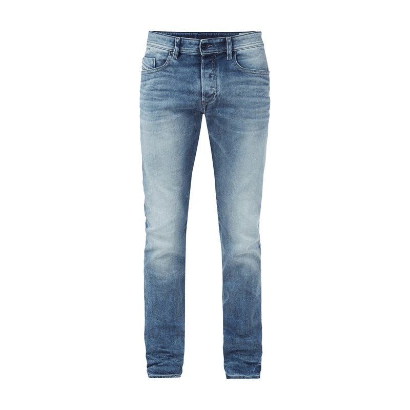 Diesel Stone Washed Regular Slim-Tapered Fit Jeans