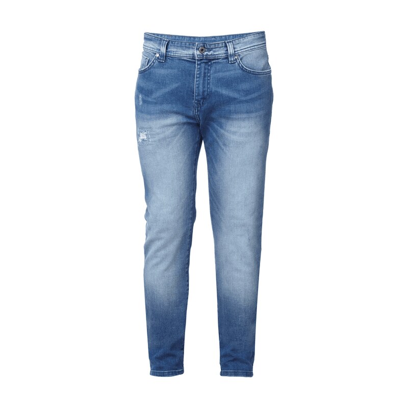 MCNEAL Used Look Slim Fit 5-Pocket-Jeans