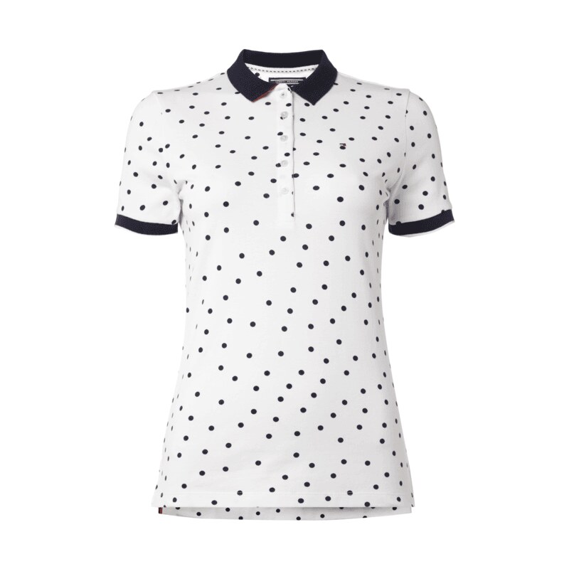 Tommy Hilfiger Poloshirt mit Allover-Muster