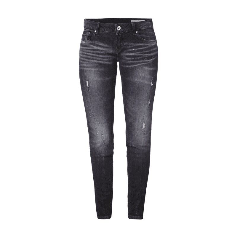 G-Star Raw Skinny Fit Jeans im Destroyed Look