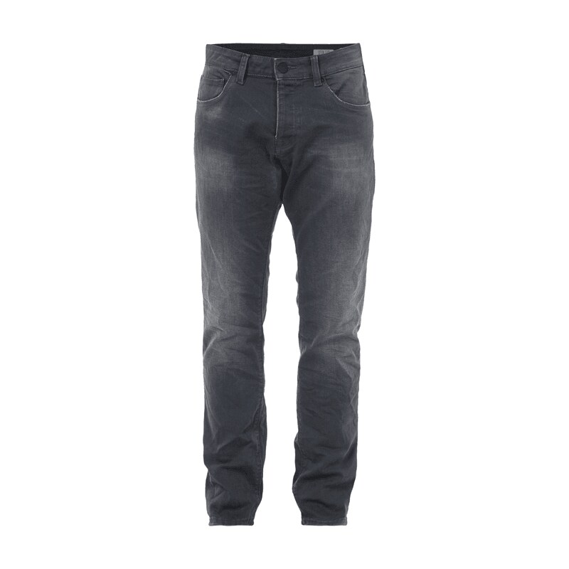 REVIEW Slim Fit Jeans im Used Look