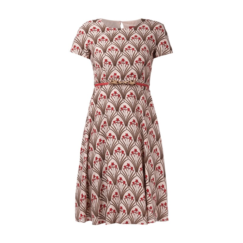 Max Mara Studio Kleid aus reiner Seide mit floralem Muster