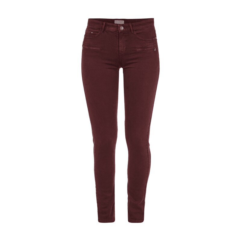 Esprit Coloured 5-Pocket-Jeans mit Zierreißverschlüssen
