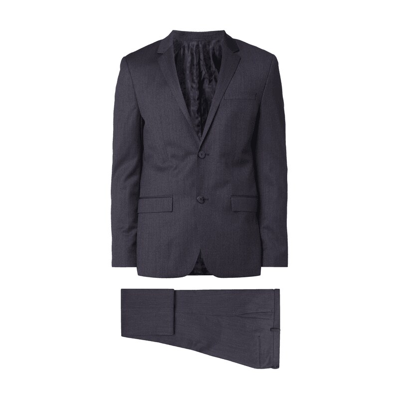 Calvin Klein Fitted Anzug mit 2-Knopf-Sakko