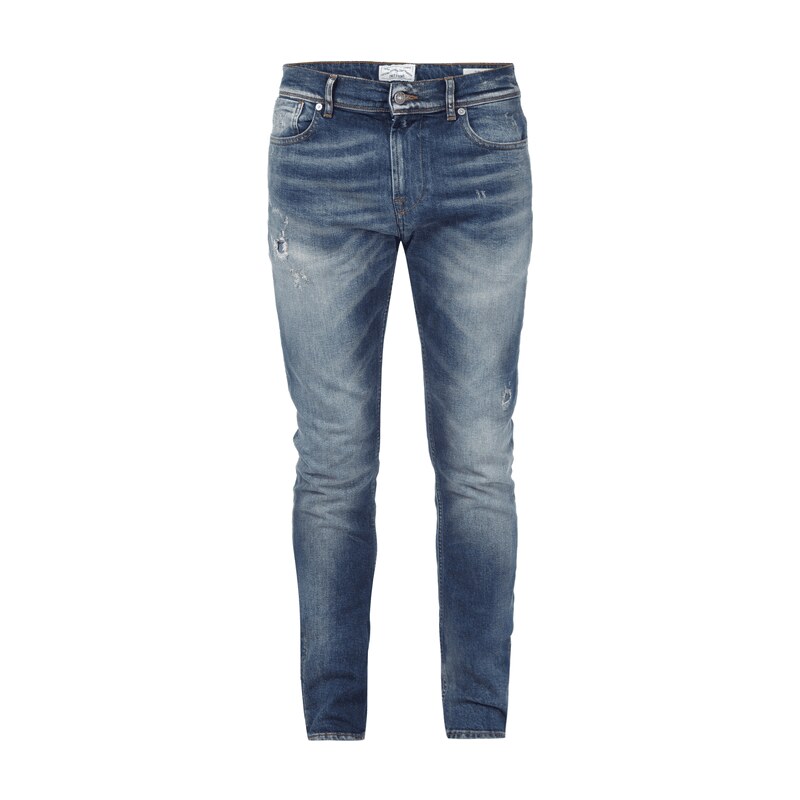 7 for all mankind Destroyed Skinny Fit Jeans