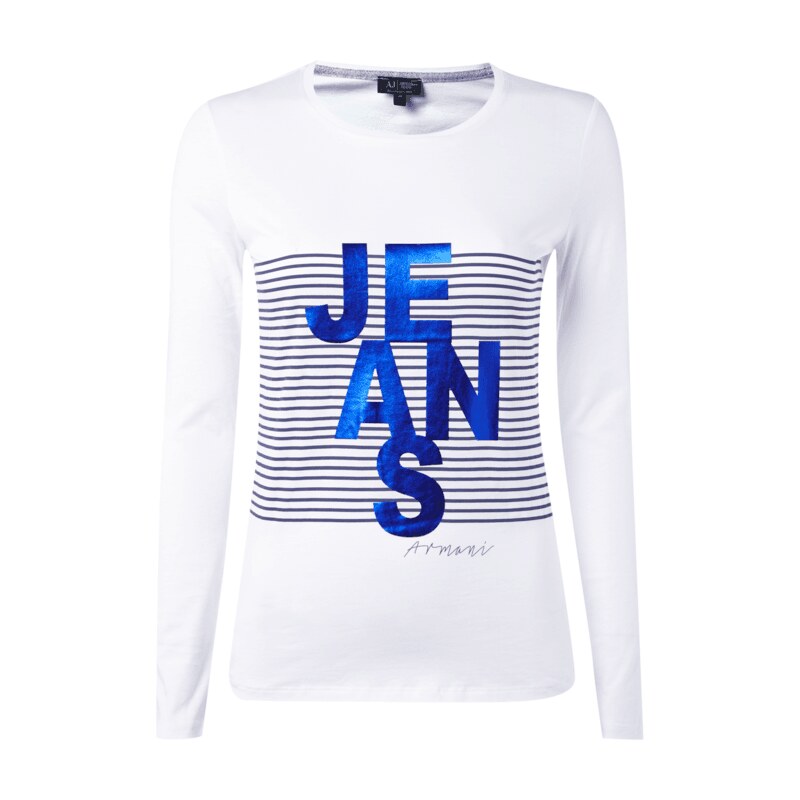 Armani Jeans Longsleeve mit Logo-Print