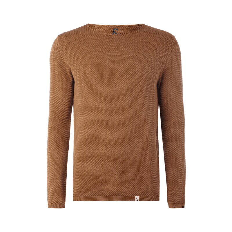 Colours & Sons Pullover mit Wabenstrick