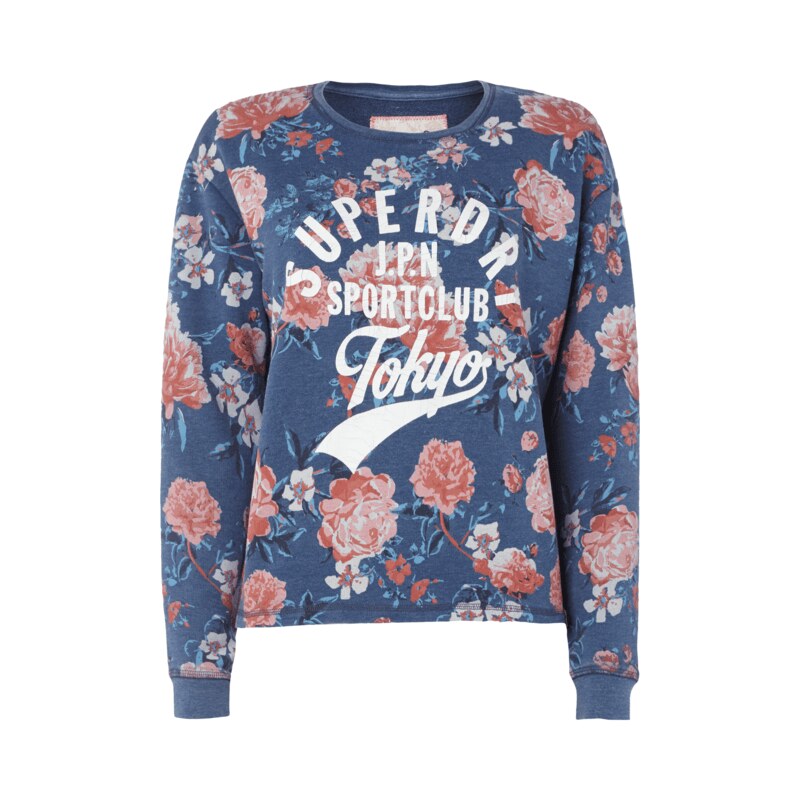 Superdry Sweatshirt mit floralem Muster