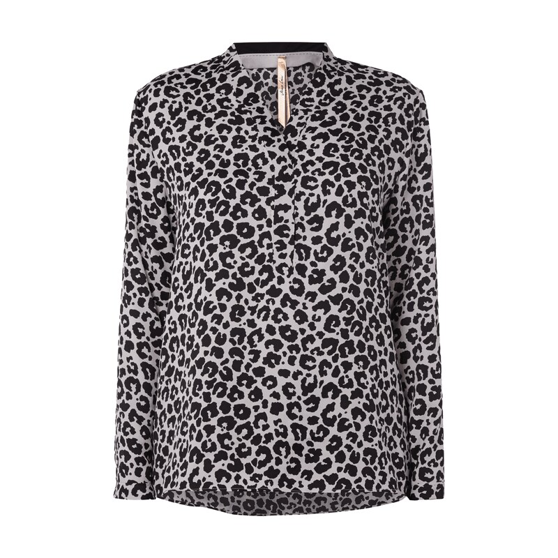 Marc Cain Additions Blusenshirt mit Leopardenmuster