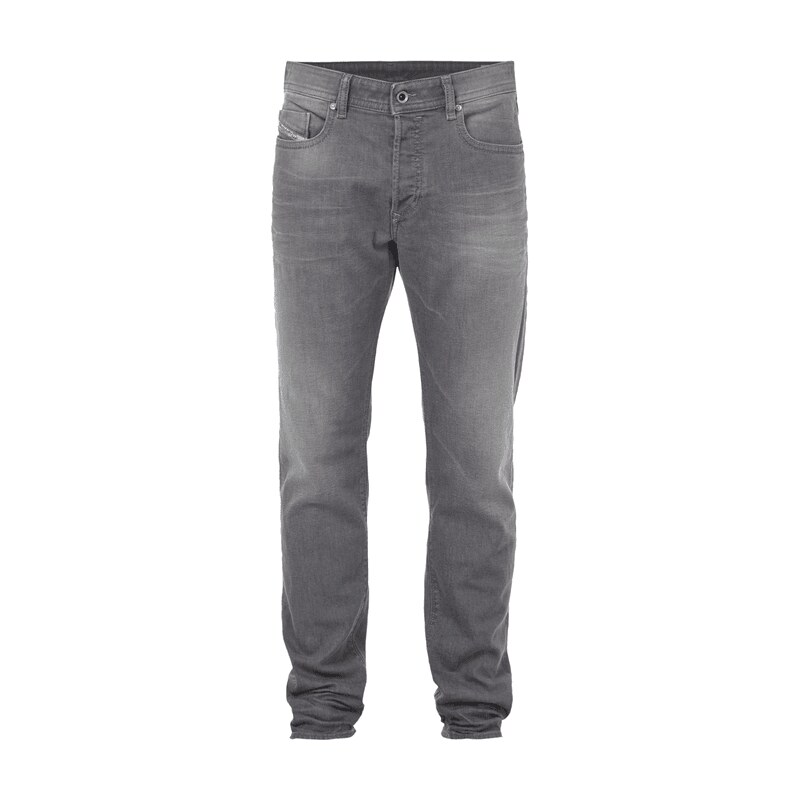 Diesel Stone Washed Regular Slim-Tapered Fit Jeans