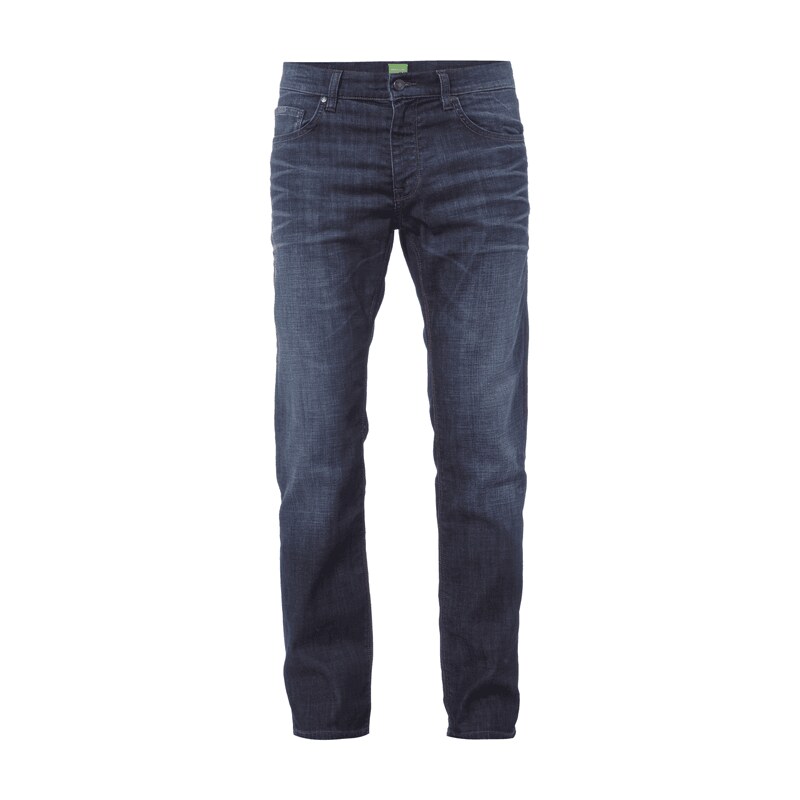 Boss Green Straight Fit 5-Pocket-Jeans mit Metall-Logo