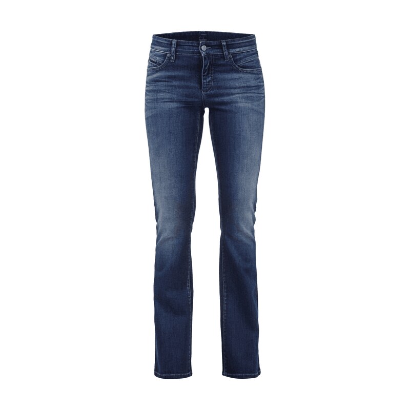 Cambio Flared Cut Jeans im Stone Washed-Look