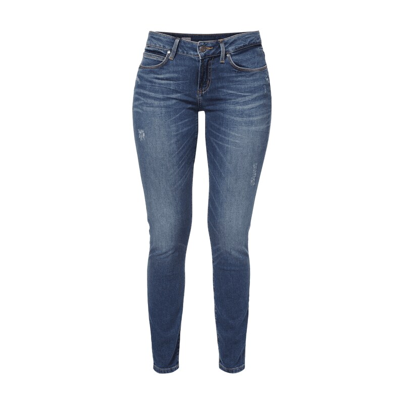 Tommy Hilfiger Slim Fit 5-Pocket-Jeans im Used Look