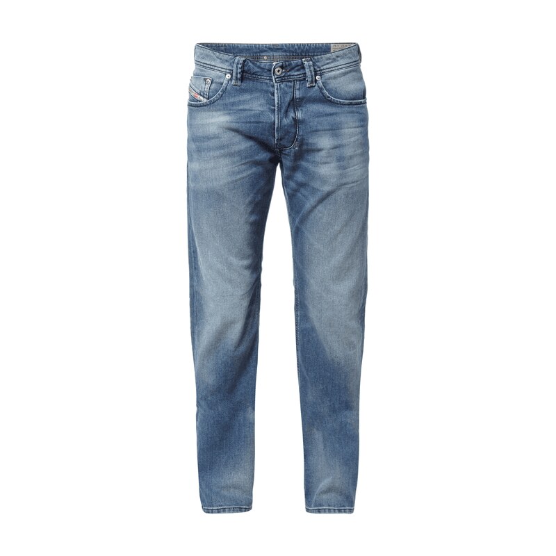 Diesel Regular-Straight Fit Stone Washed Jeans