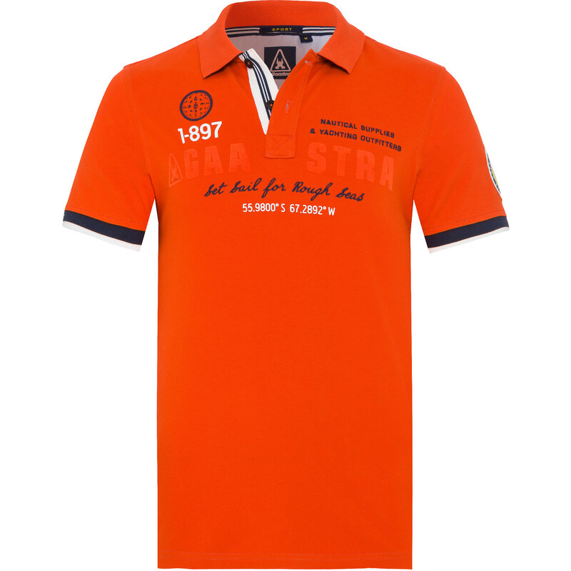Gaastra Poloshirt Peak Art Herren orange