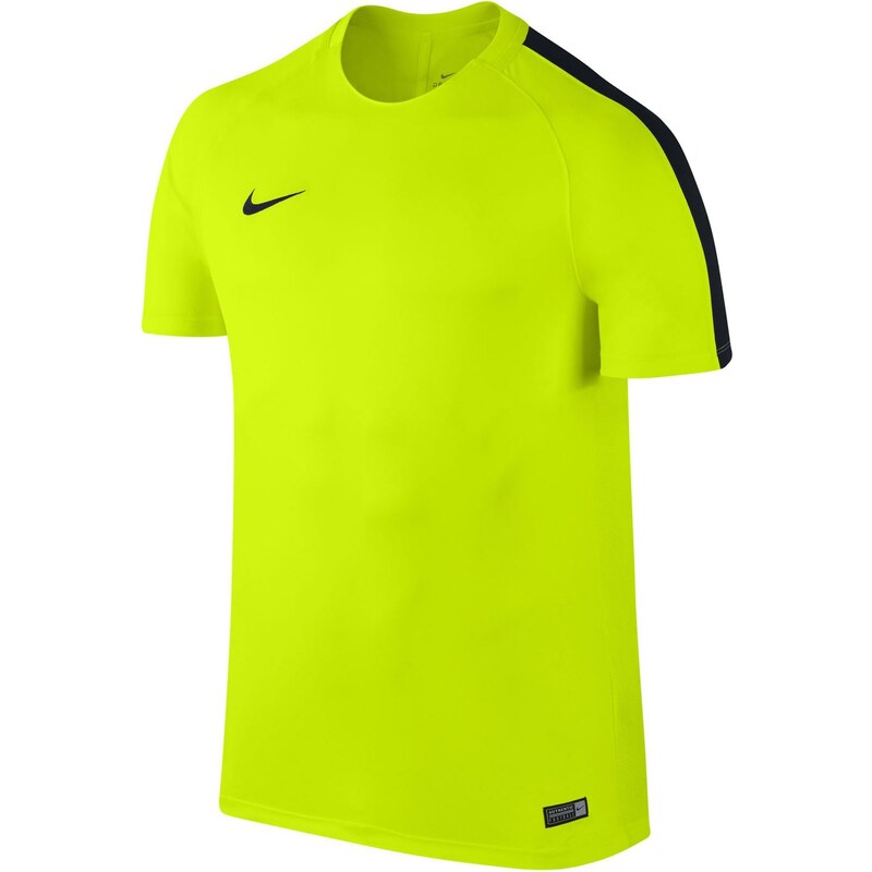 Nike DRY SQD TOP SS - T-Shirt - gelb